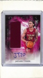 JAYLON TYSON 2024-25 PANINI ORIGINS JERSEY AUTOGRAPH ROOKIE CARD