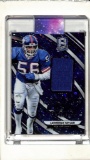 LAWRENCE TAYLOR 2019 PANINI SPECTRA BLUE PRIZM GAME USED JERSEY CARD