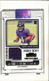 ZAY FLOWERS 2023 PANINI CONTENDERS JERSEY ROOKIE CARD
