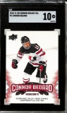 CONNOR BEDARD 2023-24 UPPER DECK COLLECTION ROOKIE CARD. SGC GRADED