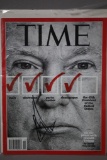 DONALD TRUMP TIME MAGAZINE IN PERSON RALLY SIGNED MAGAZINE