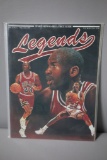 MICHAEL JORDAN LEGENDS MAGAZINE WITH TRADING CARDS INSIDE