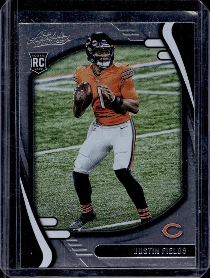 JUSTIN FIELDS 2021 PANINI ABSOLUTE ROOKIE CARD