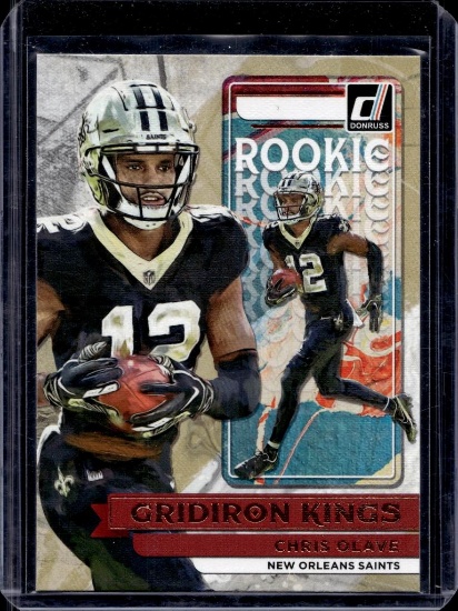 CHRIS OLAVE 2022 DONRUSS GRIDIRON KINGS ROOKIE CARD