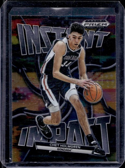 CHET HOLMGREN 2022-23 PANINI PRIZM INSTANT IMPACT ROOKIE CARD