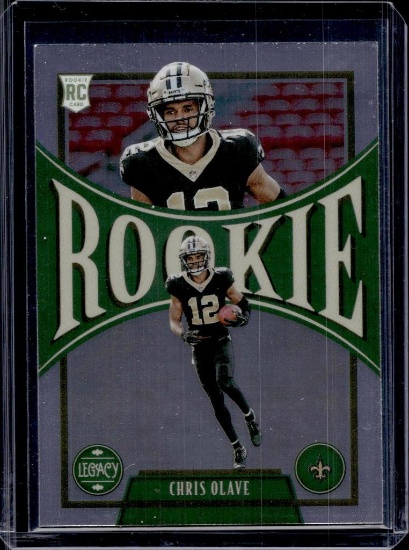 CHRIS OLAVE 2022 PANINI LEGACY CHROME ROOKIE CARD