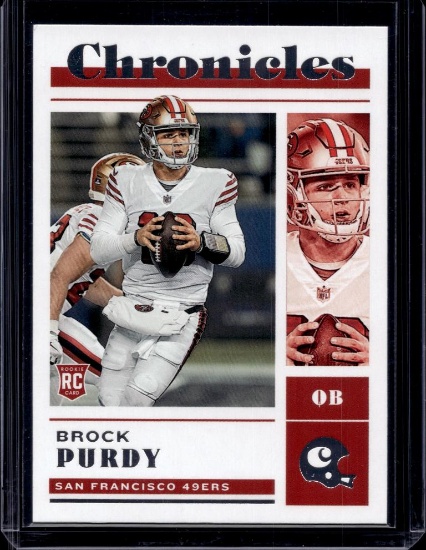 BROCK PURDY 2022 PANINI CHRONICLES ROOKIE CARD