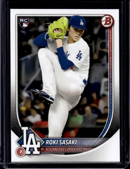 ROKI SASAKI 2025 BOWMAN ROOKIE CARD