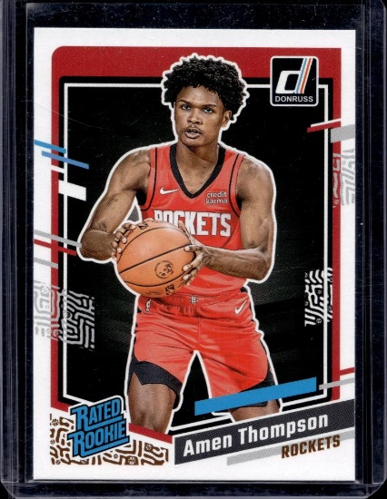 AMEN THOMPSON 2023-24 DONRUSS RATED ROOKIE CARD