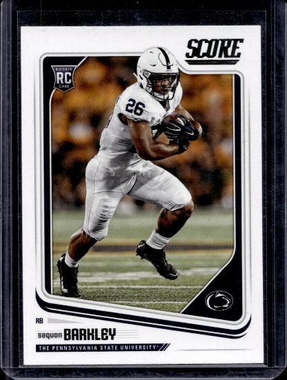 SAQUON BARKLEY 2018 SCORE ROOKIE CARD