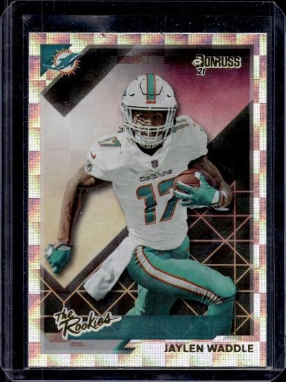 JAYLEN WADDLE 2021 DONRUSS THE ROOKIES ROOKIE CARD
