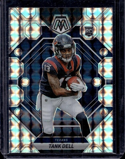 TANK DELL 2023 PANINI MOSAIC SILVER PRIZM ROOKIE CARD
