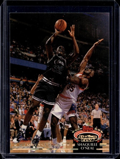 SHAQUILLE O'NEAL 1992-93 STADIUM CLUB MEMBER'S CHOICE ROOKIE CARD