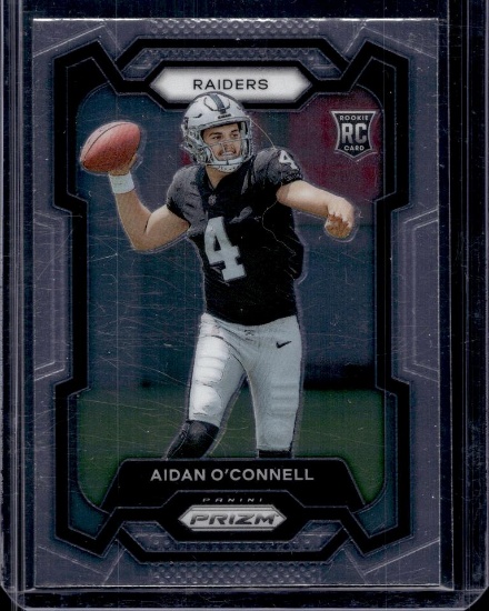 AIDAN O'CONNELL 2023 PANINI PRIZM ROOKIE CARD
