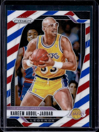 KAREEM ABDUL JABBAR 2024-25 PANINI PRIZM RED, WHITE & BLUE PRIZM