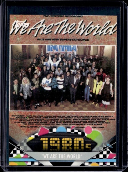 WE ARE THE WORLD 2011 TOPPS AMERICAN PIE