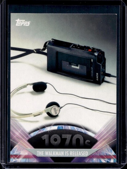 SONY WALKMAN RELEASED 2011 TOPPS AMERICAN PIE