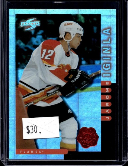 JAROME IGINLA 1997-98 SCORE HOCKEY ARTIST PROOF SSP