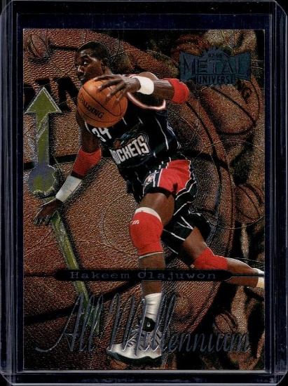 HAKEEM OLAJUWON 1997-98 FLEER METAL ALL-MILLENIUM INSERT