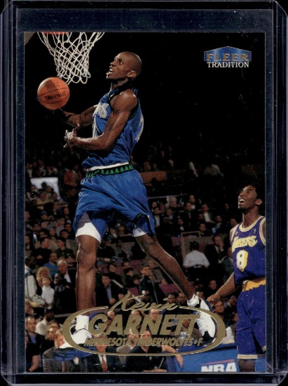 KEVIN GARNETT & KOBE BRYANT 1998-99 FLEER