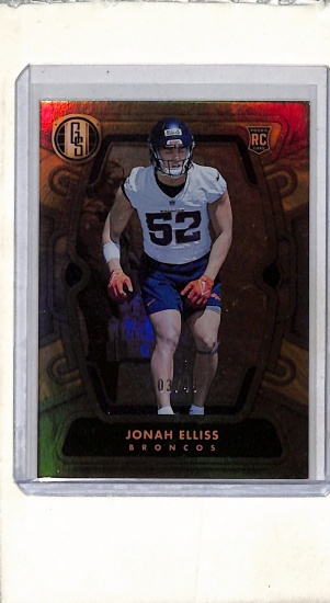 JONAH ELLISS2024 PANINI GOLD STANDARD HOLO GOLD ROOKIE CARD