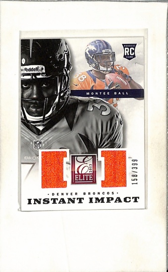 MONTEE BALL 2013 PANINI ELITE DUAL JERSEY ROOKIE CARD