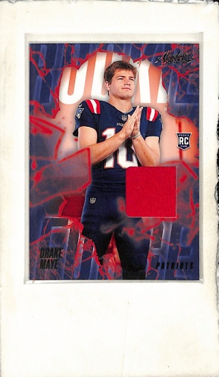 DRAKE MAYE 2024 PANINI ABSOLUTE JERSEY ROOKIE CARD