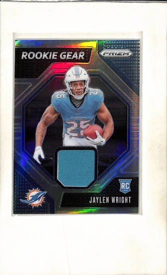 JAYLEN WADDLE 2021 PANINI PRIZM JERSEY SILVER PRIZM ROOKIE CARD