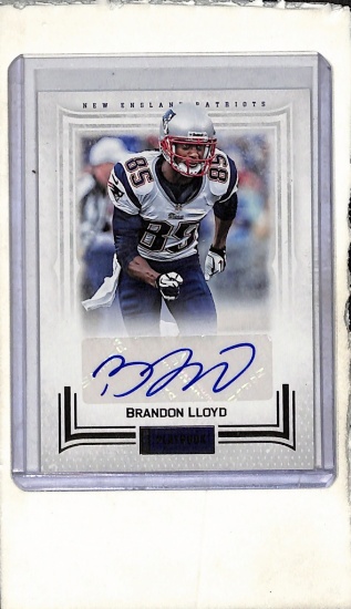 BRANDON LLOYD 2013 PANINI PLAYBOOK AUTOGRAPH CARD
