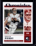 BROCK PURDY 2022 PANINI CHRONICLES ROOKIE CARD