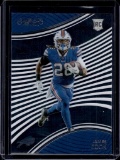 JAMES COOK 2022 PANINI CLEAR VISION ROOKIE CARD