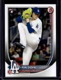 ROKI SASAKI 2025 BOWMAN ROOKIE CARD