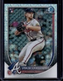 SPENCER SCHWELLENBACH 2025 BOWMAN CHROME MEGA REFRACTOR ROOKIE CARD