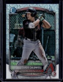 SLADE CALDWELL 2025 BOWMAN CHROME MEGA REFRACTOR 1ST ROOKIE CARD