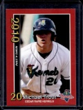 MIKE TROUT 2010 CEDAR RAPIDS MINORS ROOKIE CARD