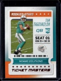 TUA TAGOVIALOA 2020 PANINI ROOKIES & STARS ROOKIE CARD