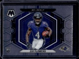 ZAY FLOWERS 2023 PANINI MOSAIC NFL DEBUT ROOKIE CARD