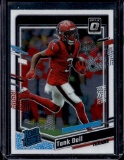 TANK DELL 2023 PANINI OPTIC RATED ROOKIE CARD
