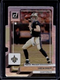 DREW BREES 2022 DONRUSS SILVER PRESS PROOF DIE CUT SP