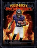 ZAY FLOWERS 2023 DONRUSS RED HOT ROOKIES ROOKIE CARD