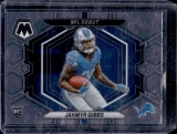 JAHMYR GIBBS 2023 PANINI MOSAIC NFL DEBUT ROOKIE CARD