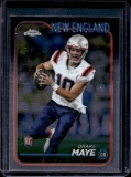 DRAKE MAYE 2024 TOPPS CHROME ROOKIE CARD