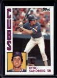 RYNE SANDBERG 1984 TOPPS SECOND YEAR