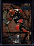 HAKEEM OLAJUWON 1997-98 FLEER METAL ALL-MILLENIUM INSERT