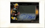 BRETT HUNDLEY 2015 TOPPS STRATA JUMBO JERSEY AUTOGRAPH ROOKIE CARD