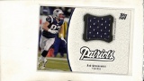 ROB GRONKOWSKI 2011 TOPPS RISING ROOKIES GAME USED JERSEY CARD
