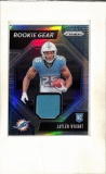 JAYLEN WADDLE 2021 PANINI PRIZM JERSEY SILVER PRIZM ROOKIE CARD