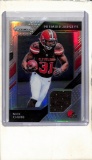 NICK CHUBB 2018 PANINI PRIZM SILVER PRIZM JERSEY ROOKIE CARD