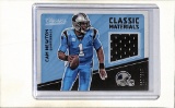 CAM NEWTON 2017 PANINI CLASSICS GAME USED JERSEY CARD