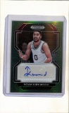 NOAH KIRKWOOD 2022 PANINI PRIZM DRAFT GREEN PRIZM AUTOGRAPH ROOKIE CARD